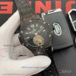 Perfect Replica Hublot Big Bang Tourbillon Black Carbon Fiber Case 44mm Automatic Watch